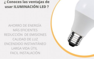 ¿Conoces las ventajas de usar iluminación LED?